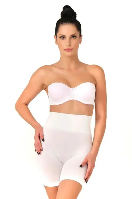 Beyaz Düşük Bel Double Pantalon Korse — görsel 1