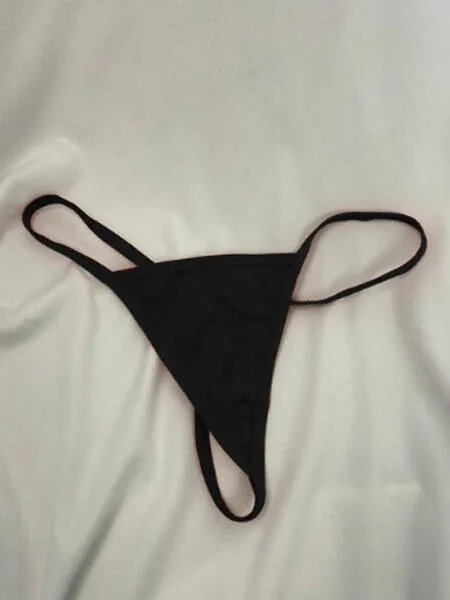 Kadın Siyah Tanga Külot String — görsel 1