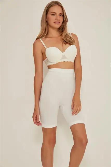 Beyaz Mı Emay 3005 Soft Uzun Paçalı Boxer Korse — görsel 4