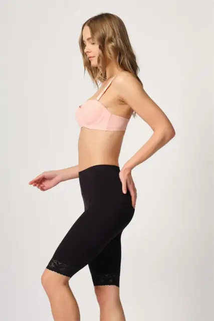 Siyah MI Emay 3004 Soft Uzun Paça Dantel Boxer — görsel 2