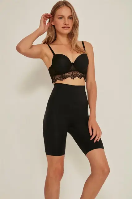 Siyah Mı Emay 3005 Soft Uzun Paçalı Boxer Korse — görsel 2