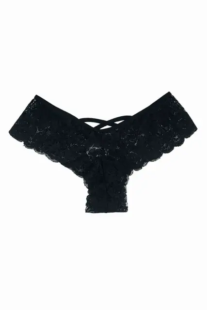 Kadın Siyah Dantelli Seksi Külot H110380 — görsel 4
