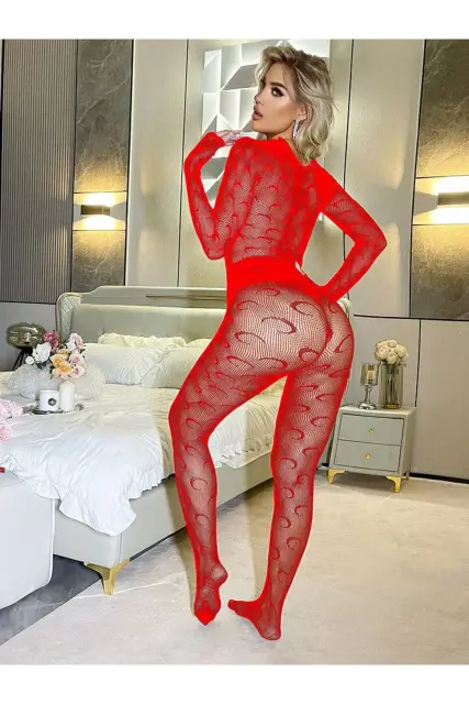 Kadın Seksi Özel Bölgesi Açık Fileli Fantezi Büük Bedenlere Uygun Utlra Esnek — görsel 1
