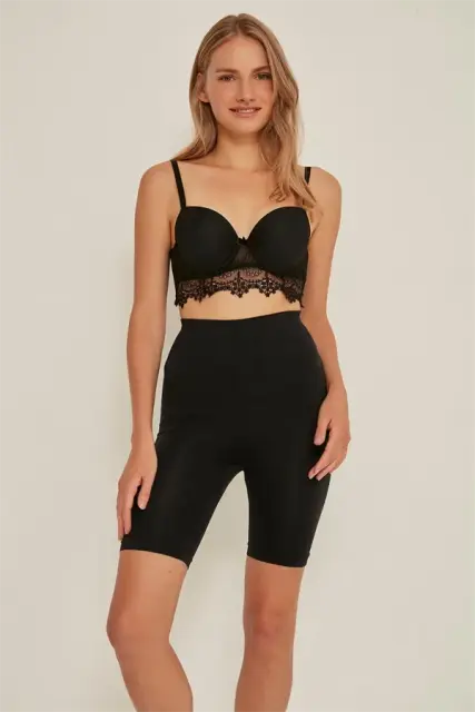 Siyah Mı Emay 3005 Soft Uzun Paçalı Boxer Korse — görsel 1