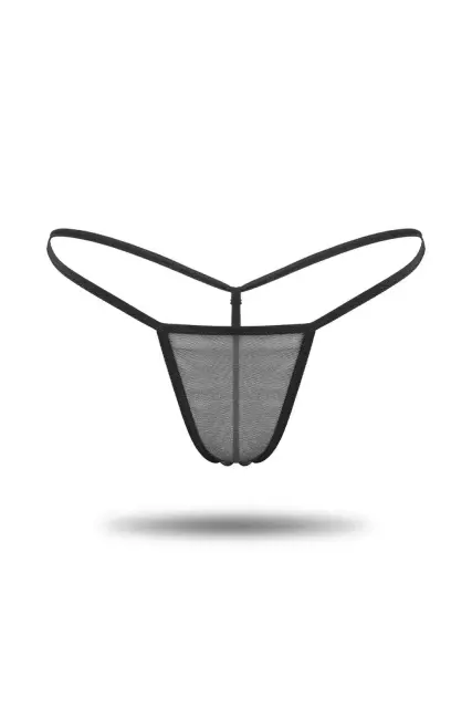Siyah Tül Tanga TM1114 — görsel 3
