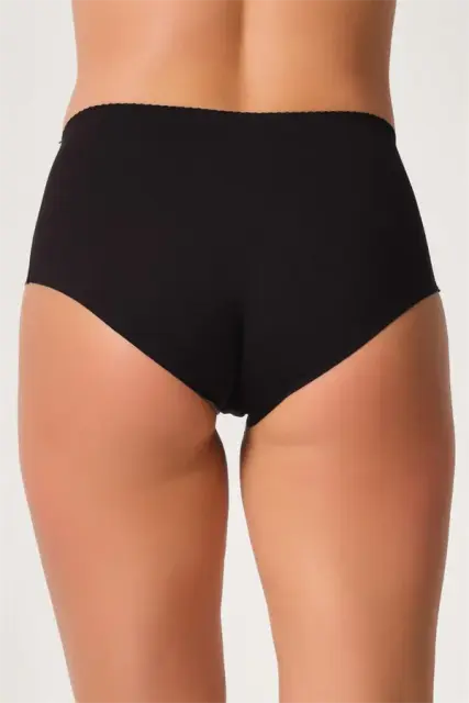 Siyah Mı Emay 2702 Lazer Kesim Toparlayıcı Mama Slip Korse — görsel 2