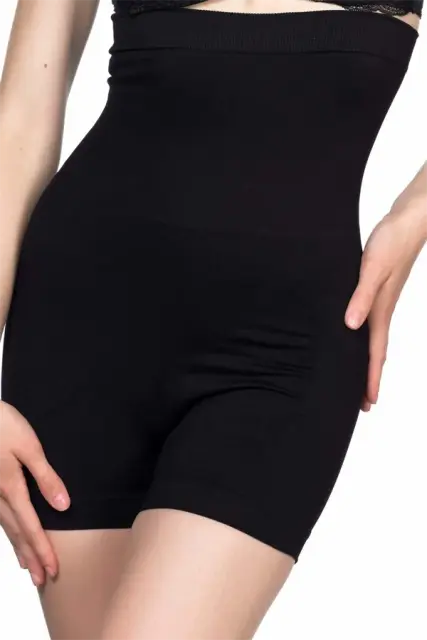 Siyah MI Emay 2047 Yüksek Bel Boxer Korse — görsel 1