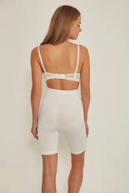 Beyaz Mı Emay 3005 Soft Uzun Paçalı Boxer Korse — görsel 3