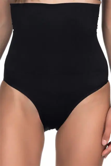 Siyah Yüksek Bel Double Slip Korse — görsel 1